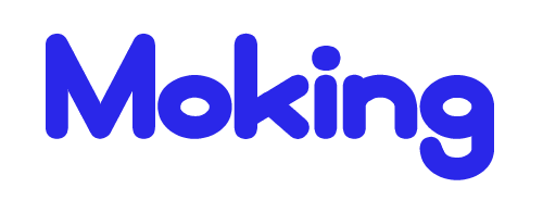 Logo Moking Bleu